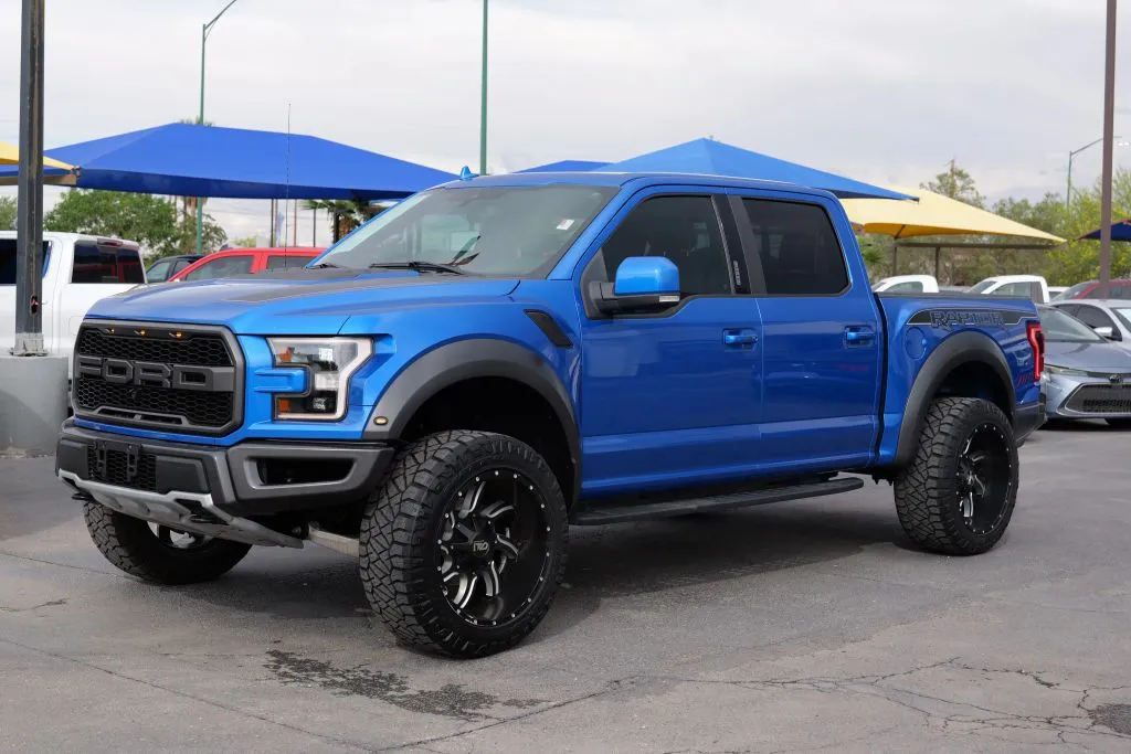 Blue 2019 Ford F-150 SuperCrew Cab Raptor Pickup 4D 5 1/2 ft for sale in El Paso, TX