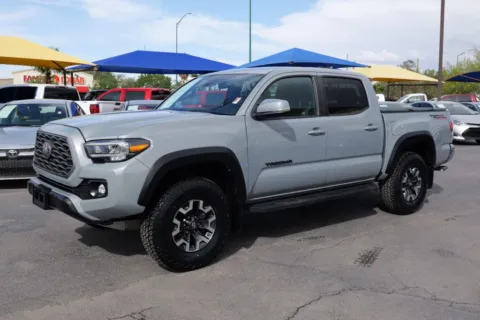 Gray 2020 Toyota Tacoma Double Cab TRD Off-Road Pickup 4D 5 ft for sale in El Paso, TX