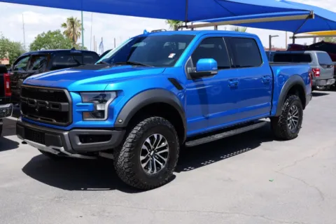 Blue 2020 Ford F-150 SuperCrew Cab Raptor Pickup 4D 5 1/2 ft for sale in El Paso, TX