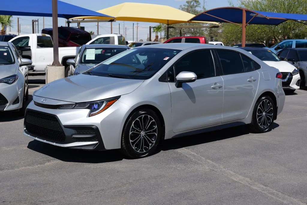 Silver 2022 Toyota Corolla SE Sedan 4D for sale in El Paso, TX