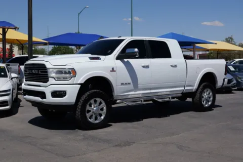 White 2021 Ram 2500 Mega Cab Laramie Pickup 4D 6 1/3 ft for sale in El Paso, TX