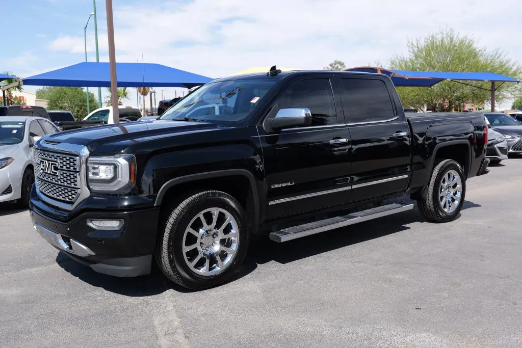 Black 2017 GMC Sierra 1500 Crew Cab Denali Pickup 4D 5 3/4 ft for sale in El Paso, TX