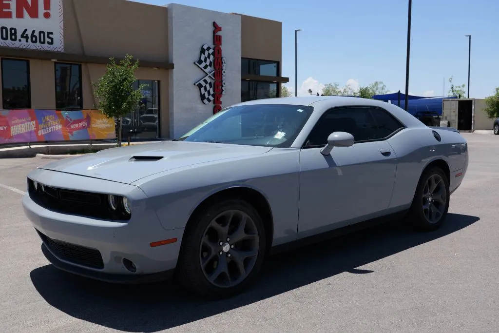 Gray 2021 Dodge Challenger SXT Coupe 2D for sale in El Paso, TX