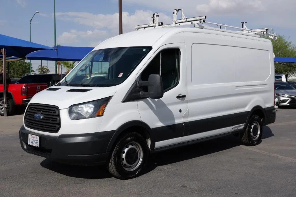 White 2017 Ford Transit 350 Van Medium Roof w/Sliding Side Door w/LWB Van 3D for sale in El Paso, TX