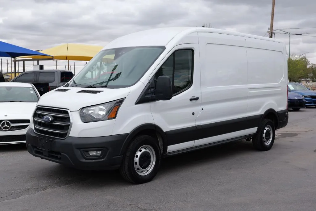 White 2020 Ford Transit 250 Cargo Van Medium Roof w/LWB Van 3D for sale in El Paso, TX