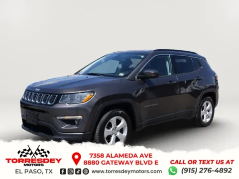 Gray 2021 Jeep Compass Latitude Sport Utility 4D for sale in El Paso, TX