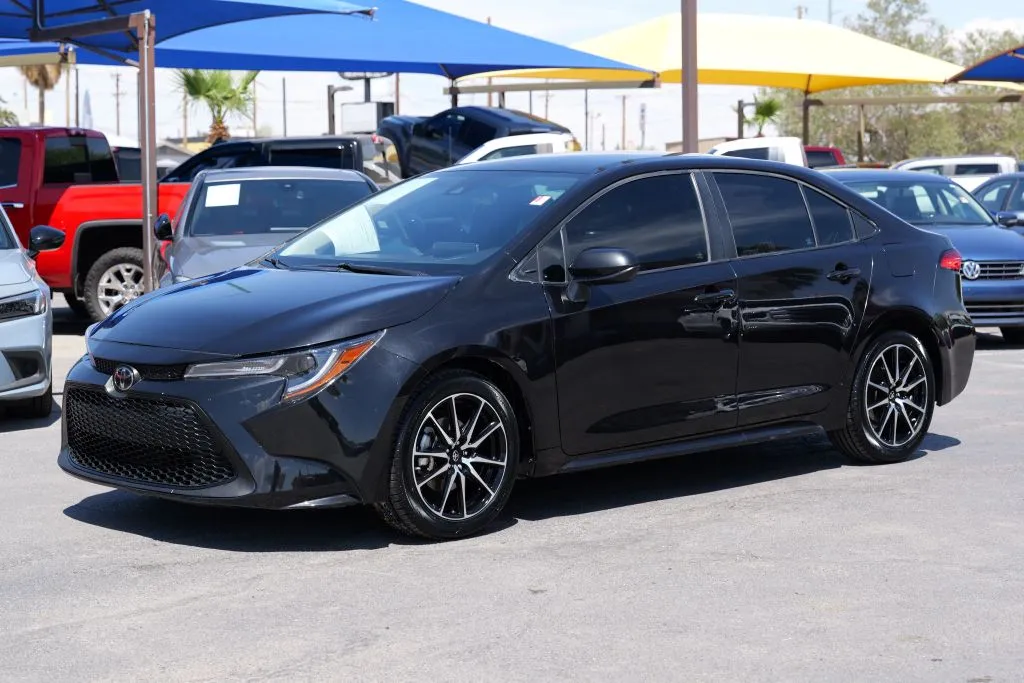 Black 2021 Toyota Corolla LE Sedan 4D for sale in El Paso, TX