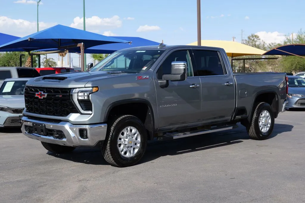 Gray 2025 Chevrolet Silverado 2500 HD Crew Cab LTZ Pickup 4D 6 1/2 ft for sale in El Paso, TX