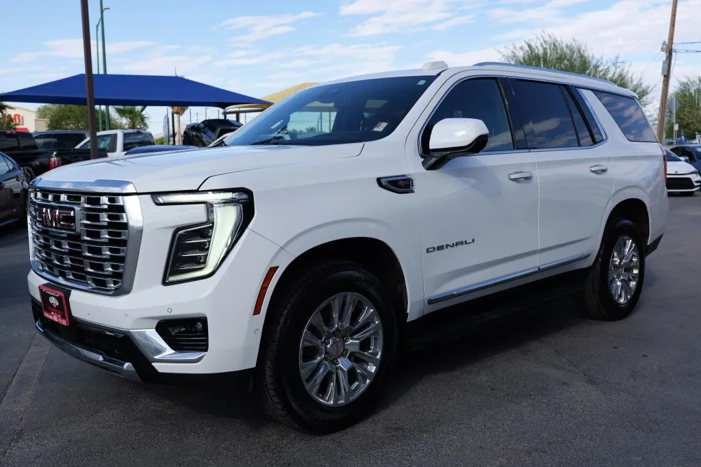 White 2025 GMC Yukon Denali Sport Utility 4D for sale in El Paso, TX