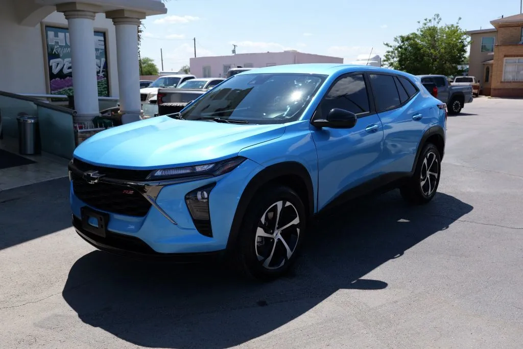 Blue 2025 Chevrolet Trax 1RS Sport Utility 4D for sale in El Paso, TX