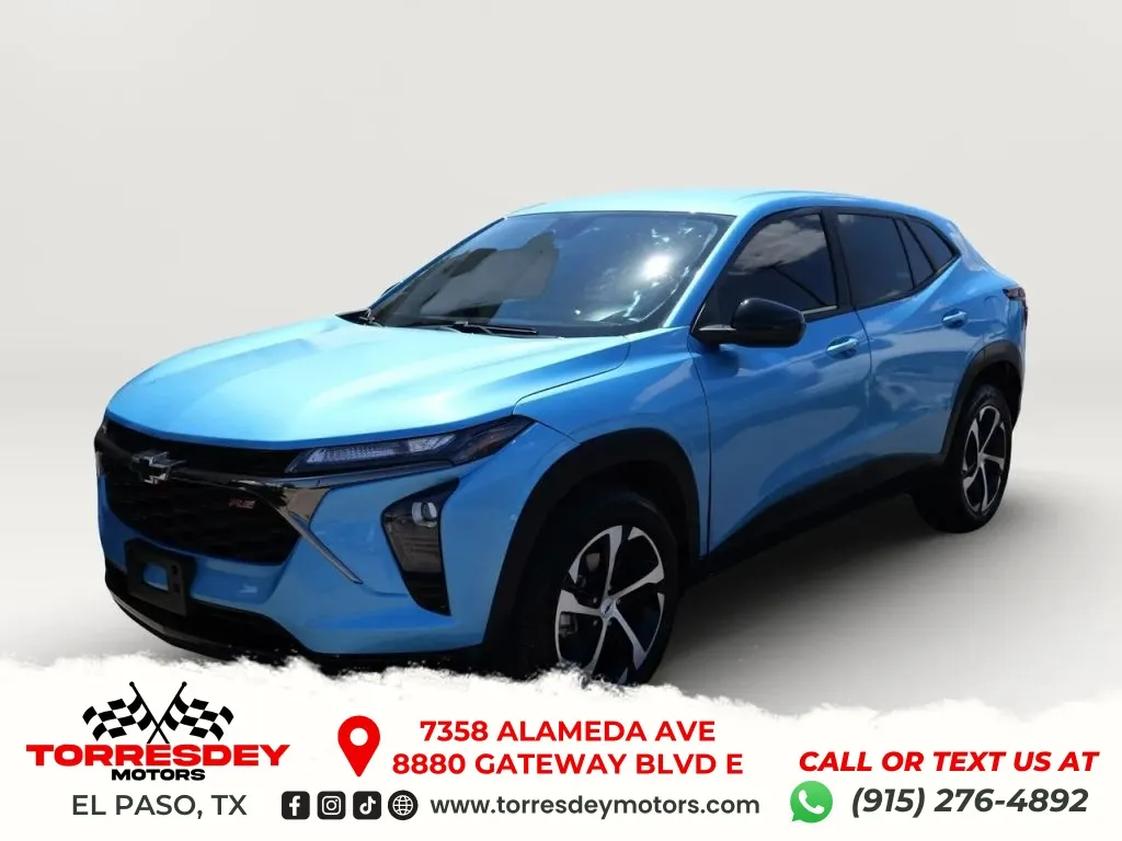 Blue 2025 Chevrolet Trax 1RS Sport Utility 4D for sale in El Paso, TX