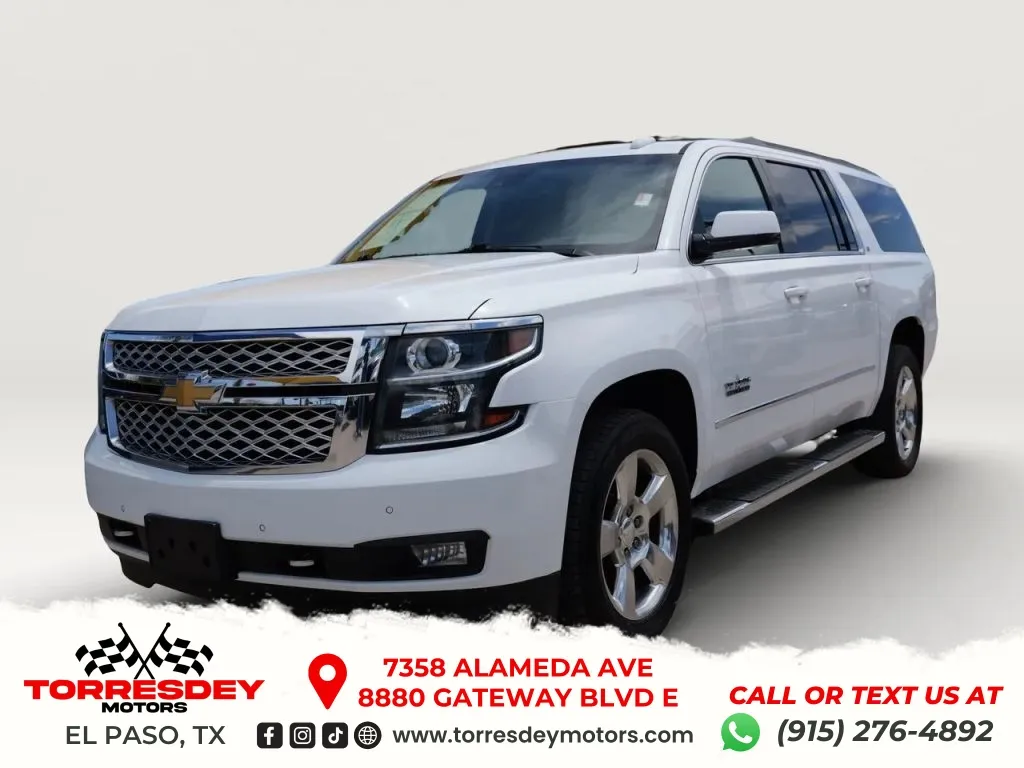 White 2019 Chevrolet Suburban LT Sport Utility 4D for sale in El Paso, TX