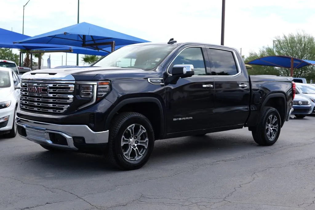 Gray 2026 GMC Sierra 1500 Crew Cab SLT Pickup 4D 5 3/4 ft for sale in El Paso, TX