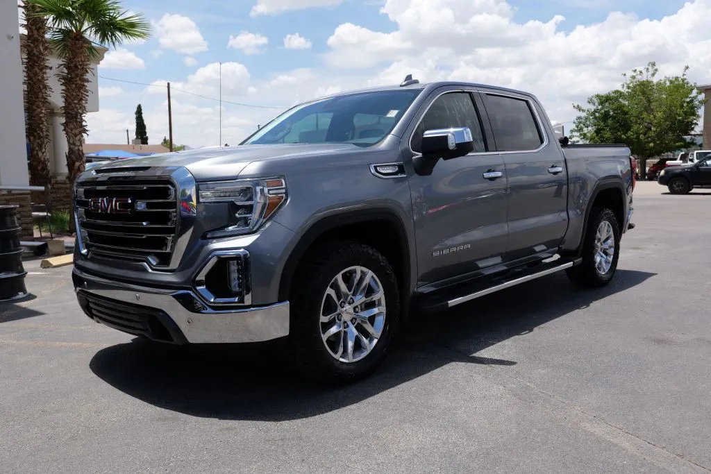 Gray 2020 GMC Sierra 1500 Crew Cab SLT Pickup 4D 5 3/4 ft for sale in El Paso, TX