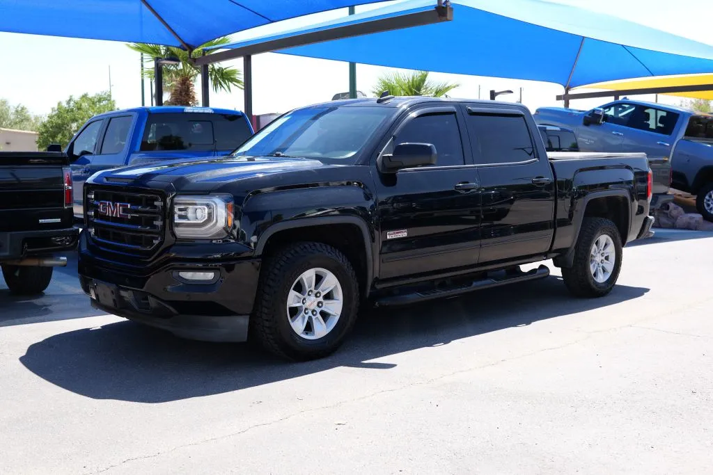 Black 2017 GMC Sierra 1500 Crew Cab SLT Pickup 4D 5 3/4 ft for sale in El Paso, TX