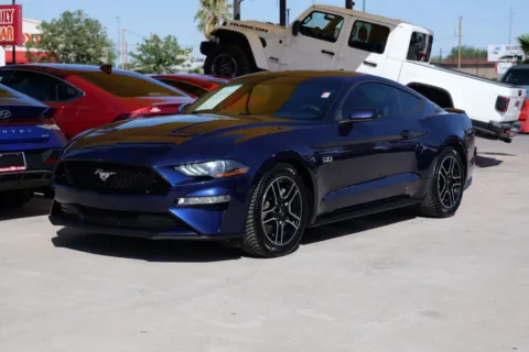 Blue 2020 Ford Mustang GT Coupe 2D for sale in El Paso, TX