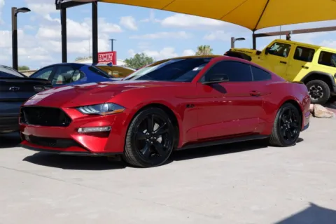 Red 2021 Ford Mustang GT Premium Coupe 2D for sale in El Paso, TX