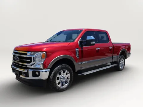 Red 2021 Ford F250 Super Duty Crew Cab Lariat Pickup 4D 6 3/4 ft for sale in El Paso, TX