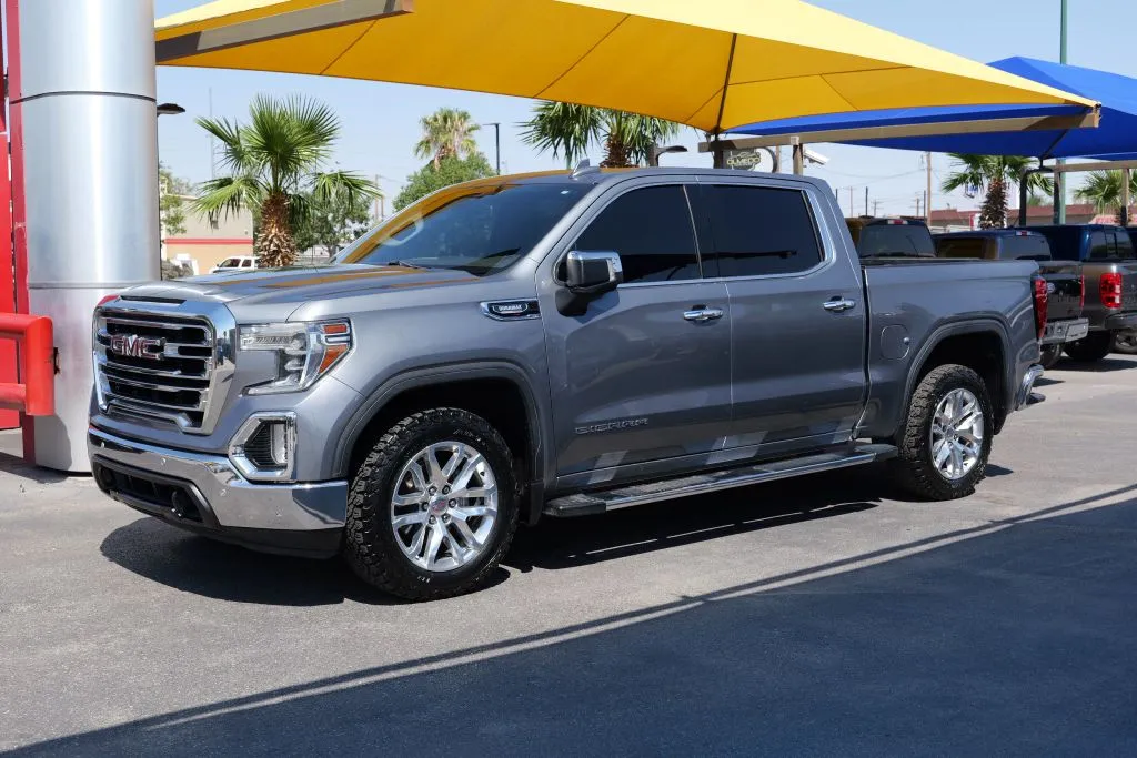 Gray 2020 GMC Sierra 1500 Crew Cab SLT Pickup 4D 5 3/4 ft for sale in El Paso, TX