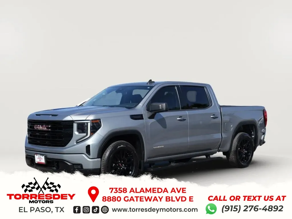 Gray 2023 GMC Sierra 1500 Crew Cab Elevation Pickup 4D 5 3/4 ft for sale in El Paso, TX