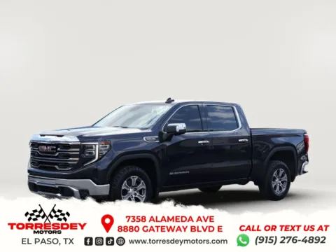 Gray 2025 GMC Sierra 1500 Crew Cab SLT Pickup 4D 5 3/4 ft for sale in El Paso, TX