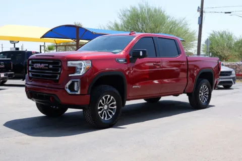 Red 2022 GMC Sierra 1500 Limited Crew Cab AT4 Pickup 4D 5 3/4 ft for sale in El Paso, TX