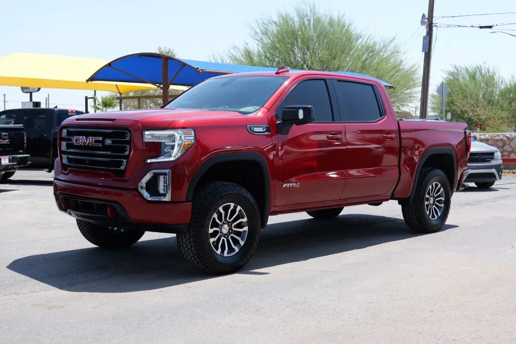 Red 2022 GMC Sierra 1500 Limited Crew Cab AT4 Pickup 4D 5 3/4 ft for sale in El Paso, TX