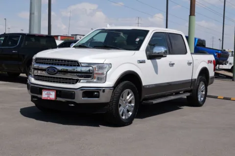 White 2018 Ford F-150 SuperCrew Cab Lariat Pickup 4D 5 1/2 ft for sale in El Paso, TX
