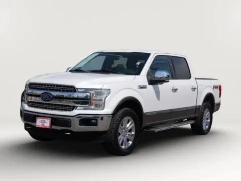 White 2018 Ford F-150 SuperCrew Cab Lariat Pickup 4D 5 1/2 ft for sale in El Paso, TX