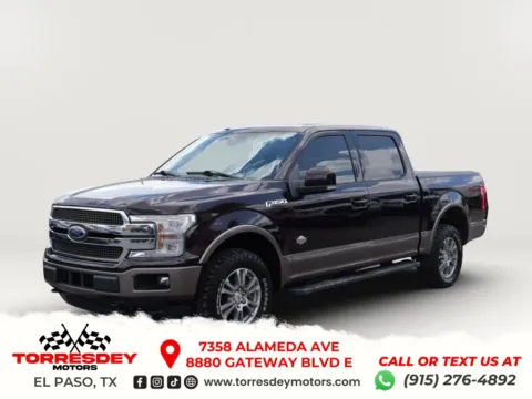 Brown 2019 Ford F-150 SuperCrew Cab King Ranch Pickup 4D 5 1/2 ft for sale in El Paso, TX