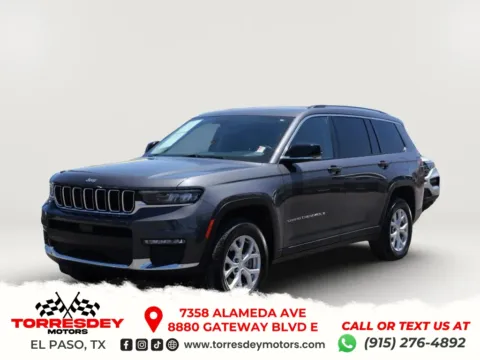 Gray 2023 Jeep Grand Cherokee L Limited Sport Utility 4D for sale in El Paso, TX