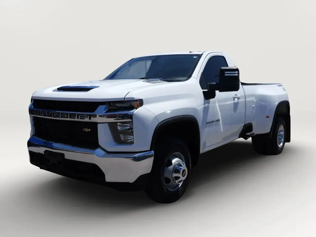 White 2022 Chevrolet Silverado 3500 HD Regular Cab LT Pickup 2D 8 ft for sale in El Paso, TX