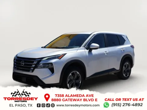 Silver 2024 Nissan Rogue SV Sport Utility 4D for sale in El Paso, TX