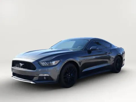 Gray 2017 Ford Mustang EcoBoost Premium Coupe 2D for sale in El Paso, TX