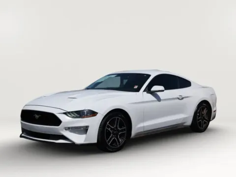 White 2019 Ford Mustang EcoBoost Premium Coupe 2D for sale in El Paso, TX