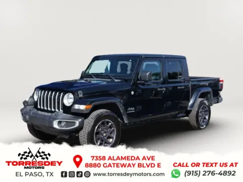 Black 2023 Jeep Gladiator Overland Pickup 4D 5 ft for sale in El Paso, TX