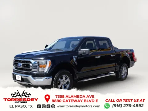 Black 2022 Ford F-150 SuperCrew Cab XLT Pickup 4D 5 1/2 ft for sale in El Paso, TX