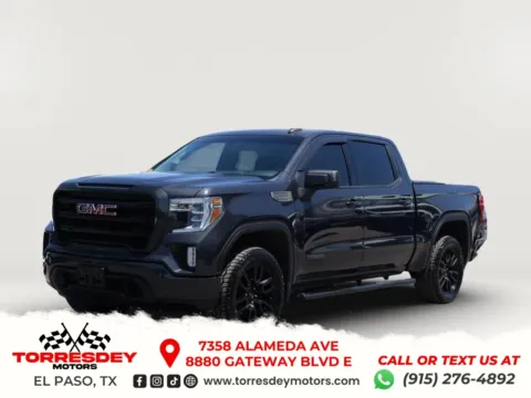 Black 2020 GMC Sierra 1500 Crew Cab Elevation Pickup 4D 5 3/4 ft for sale in El Paso, TX