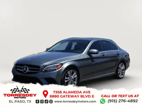 Gray 2019 Mercedes-Benz C-Class C 300 Sedan 4D for sale in El Paso, TX