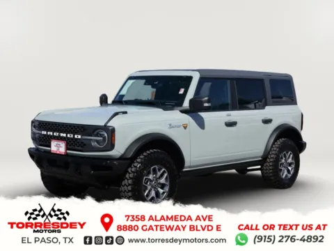Gray 2022 Ford Bronco Badlands Sport Utility 4D for sale in El Paso, TX
