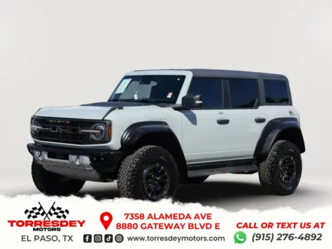Gray 2023 Ford Bronco Raptor Sport Utility 4D for sale in El Paso, TX