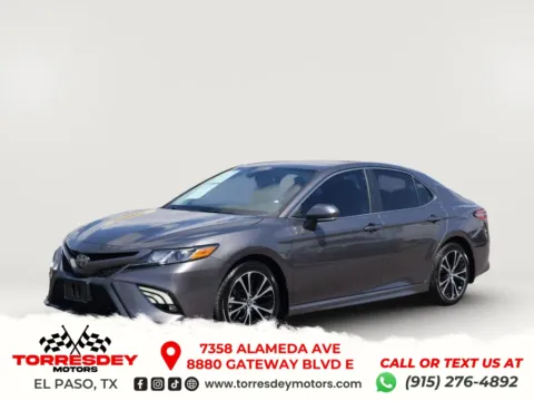 Gray 2018 Toyota Camry SE Sedan 4D for sale in El Paso, TX