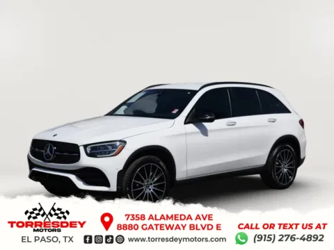 White 2022 Mercedes-Benz GLC 300 Sport Utility 4D for sale in El Paso, TX