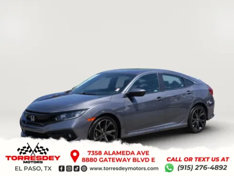 Gray 2021 Honda Civic Sport Sedan 4D for sale in El Paso, TX