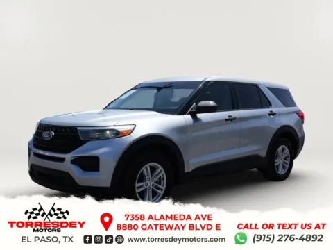 Silver 2022 Ford Explorer Sport Utility 4D for sale in El Paso, TX