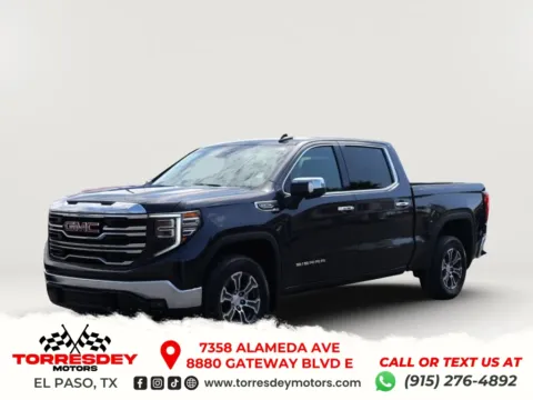 Gray 2025 GMC Sierra 1500 Crew Cab SLT Pickup 4D 5 3/4 ft for sale in El Paso, TX