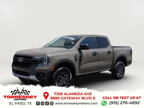Silver 2025 Ford Ranger SuperCrew XLT Pickup 4D 5 ft for sale in El Paso, TX