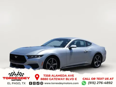 Silver 2024 Ford Mustang EcoBoost Coupe 2D for sale in El Paso, TX