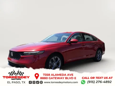 Red 2024 Honda Accord EX Sedan 4D for sale in El Paso, TX
