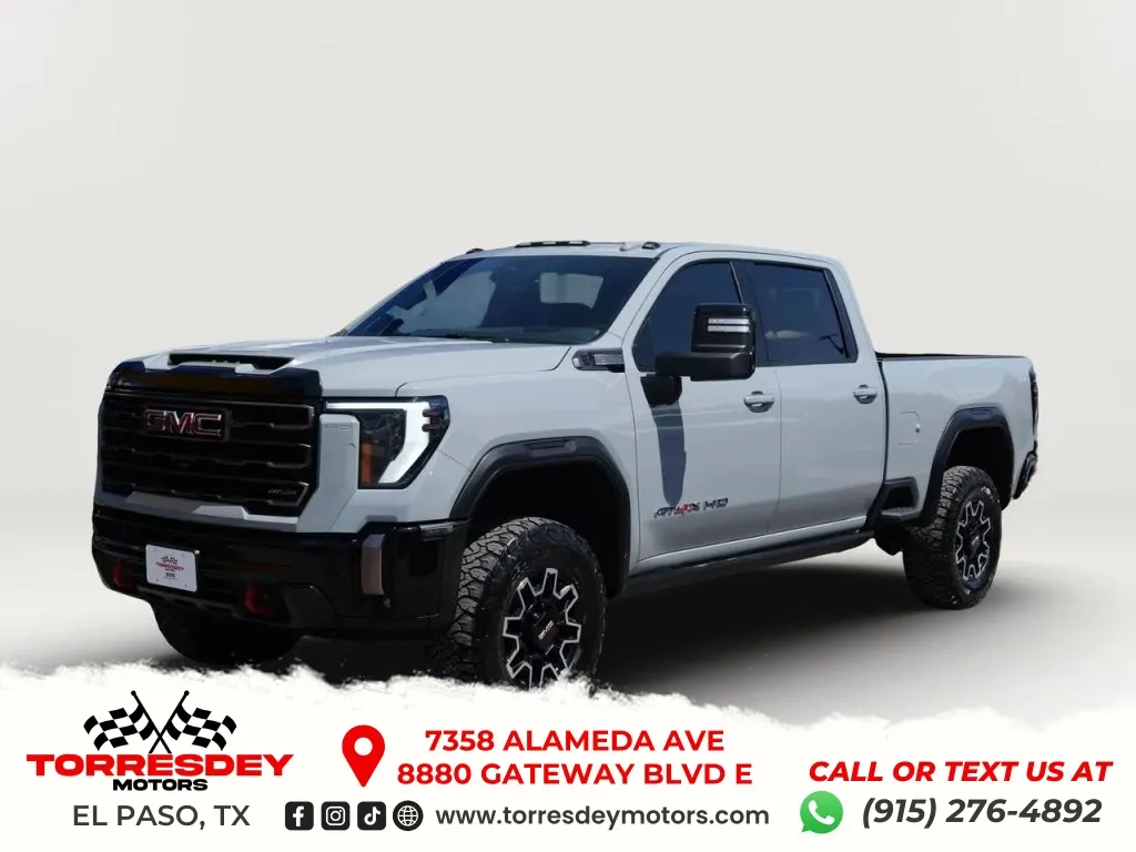 Gray 2024 GMC Sierra 2500 HD Crew Cab AT4X Pickup 4D 6 1/2 ft for sale in El Paso, TX